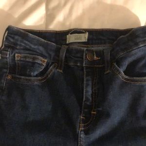 Young womens Topshop Moto Jamie jeans. W 28 L 30